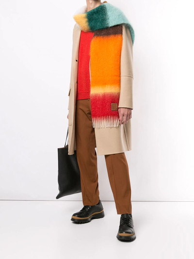 Loewe panelled logo scarf outlook