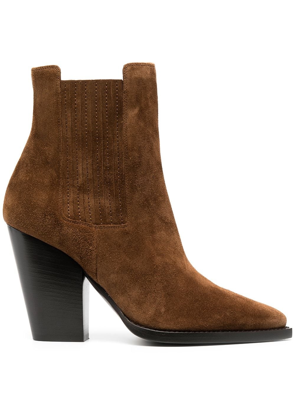 Theo chunky-heel ankle boots - 1