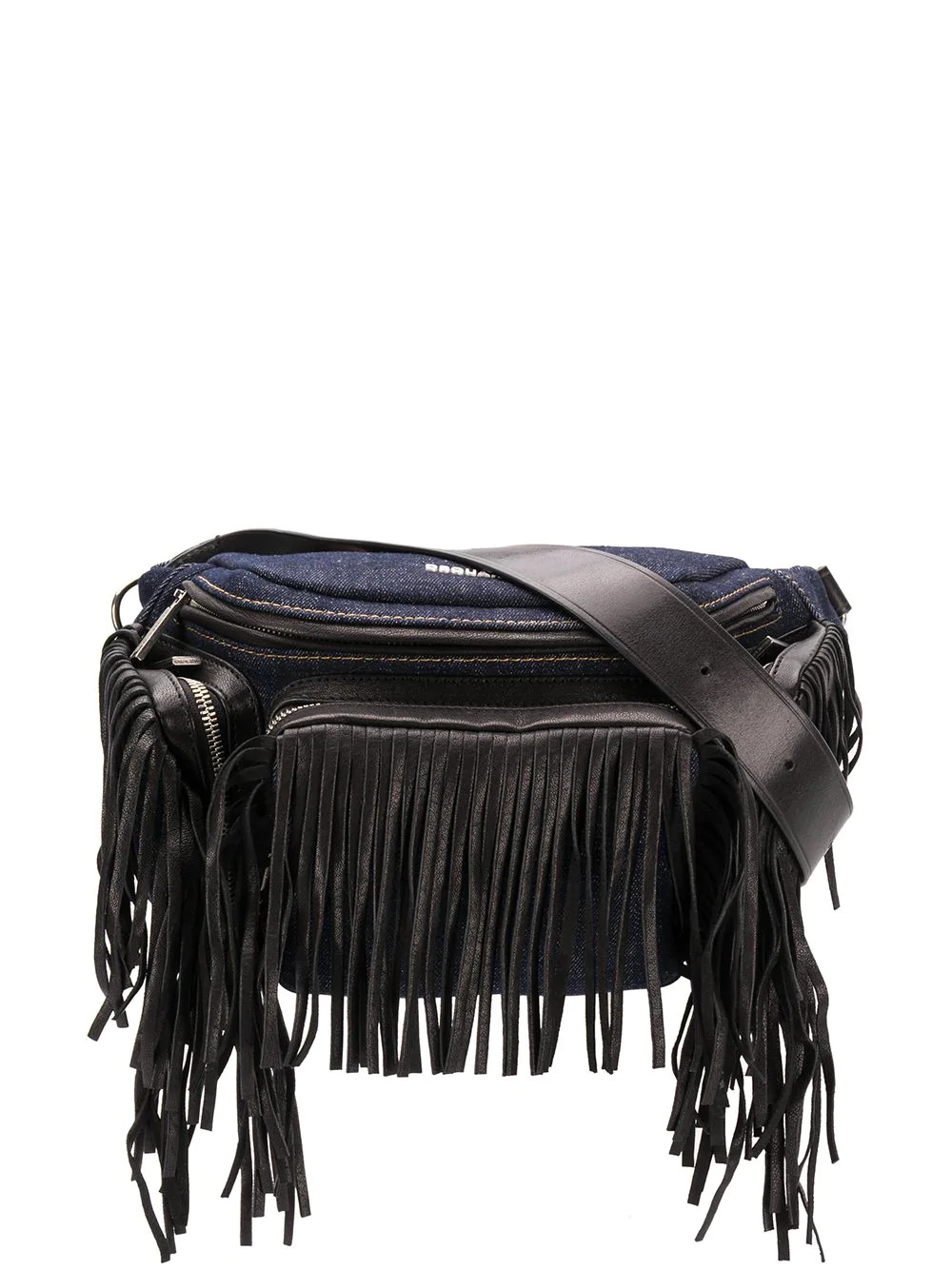 fringed belt bag - 1