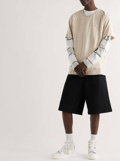 Acne Studios Logo-Appliquéd Cotton-Jersey Shorts outlook