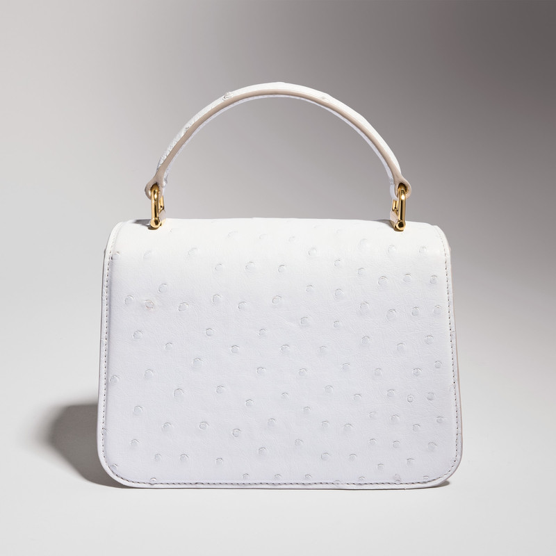 Gucci Siena ostrich small top handle bag 6