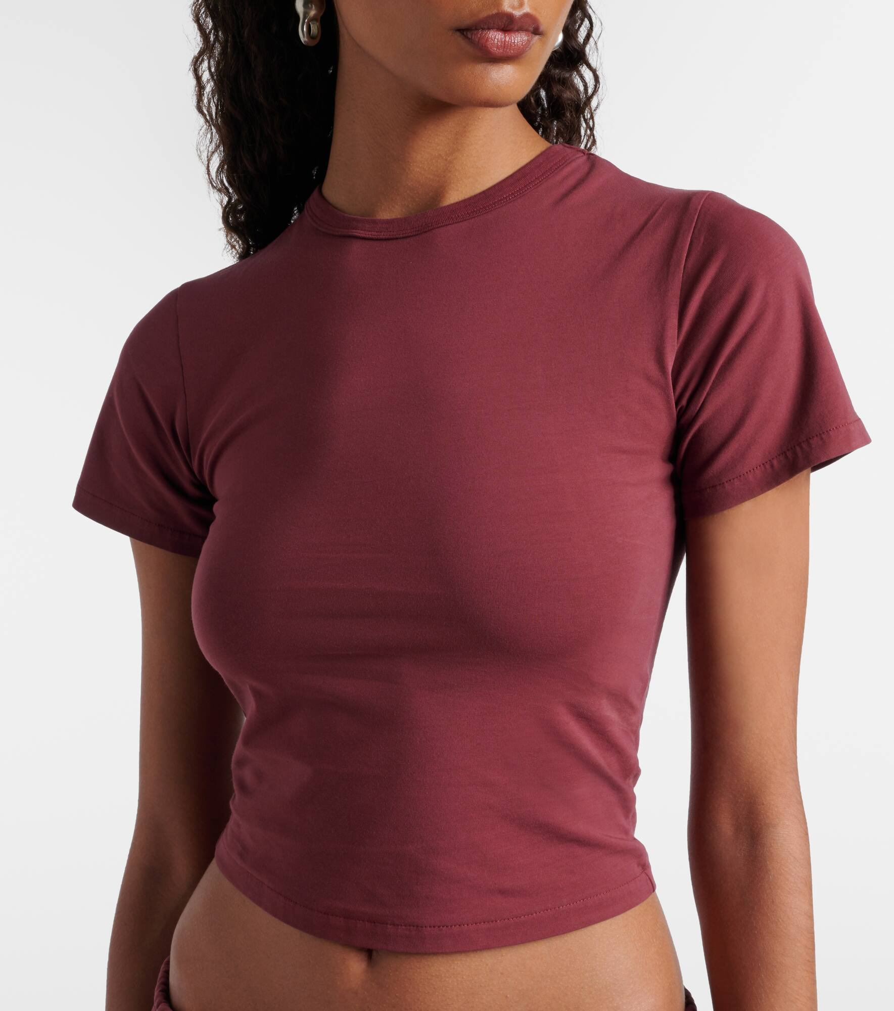 Micro cotton-blend jersey T-shirt - 4