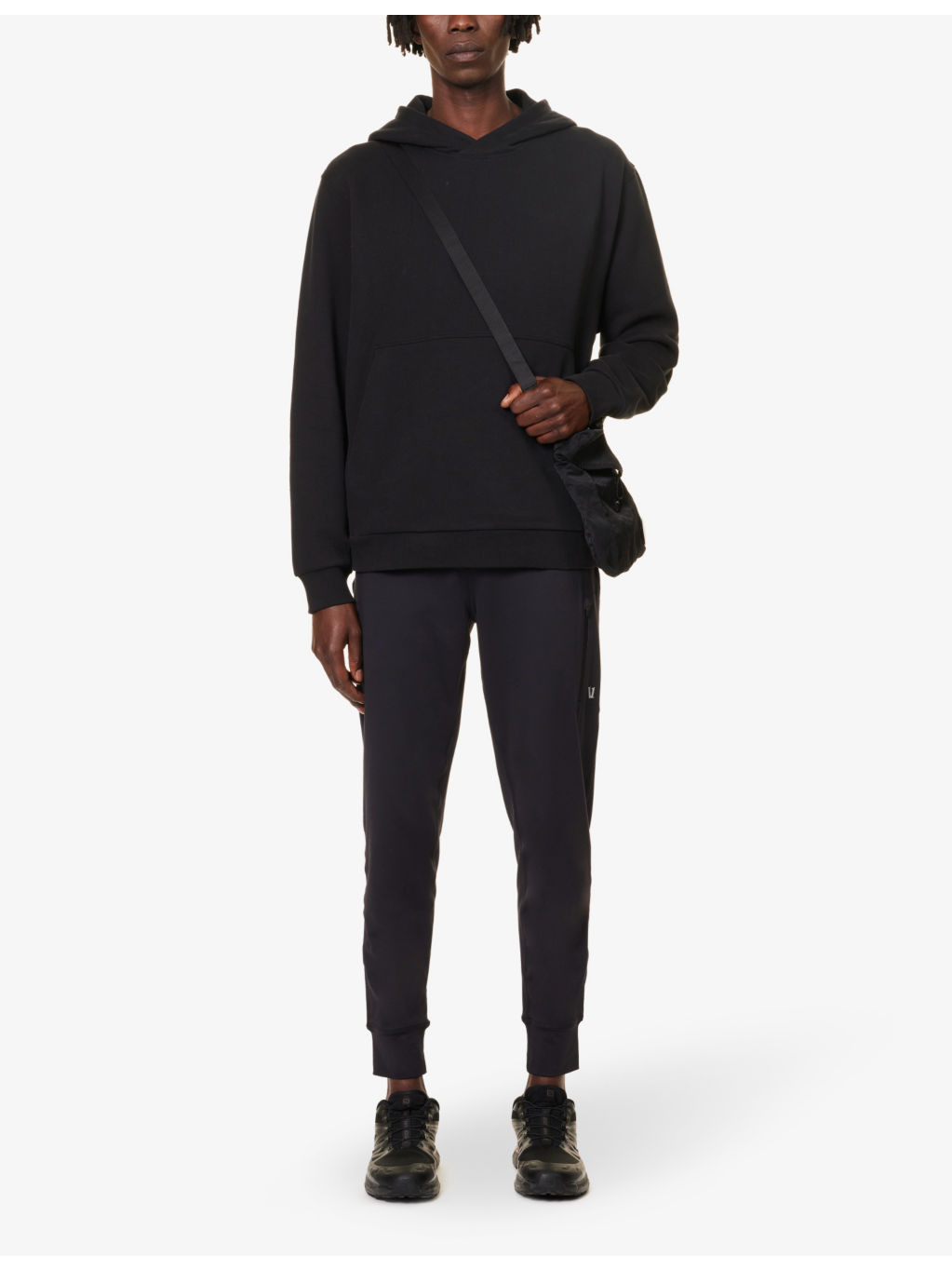 Steady State kangaroo-pocket cotton-blend hoody - 2