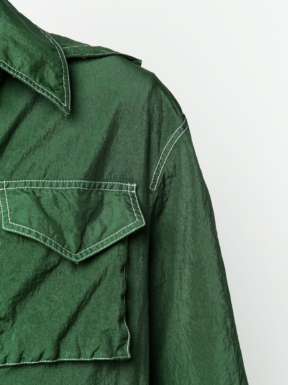 patch pockets parka - 5