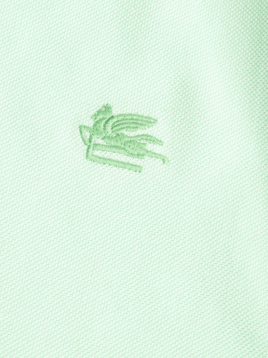 POLO SHIRT WITH EMBROIDERED PEGASO - 7