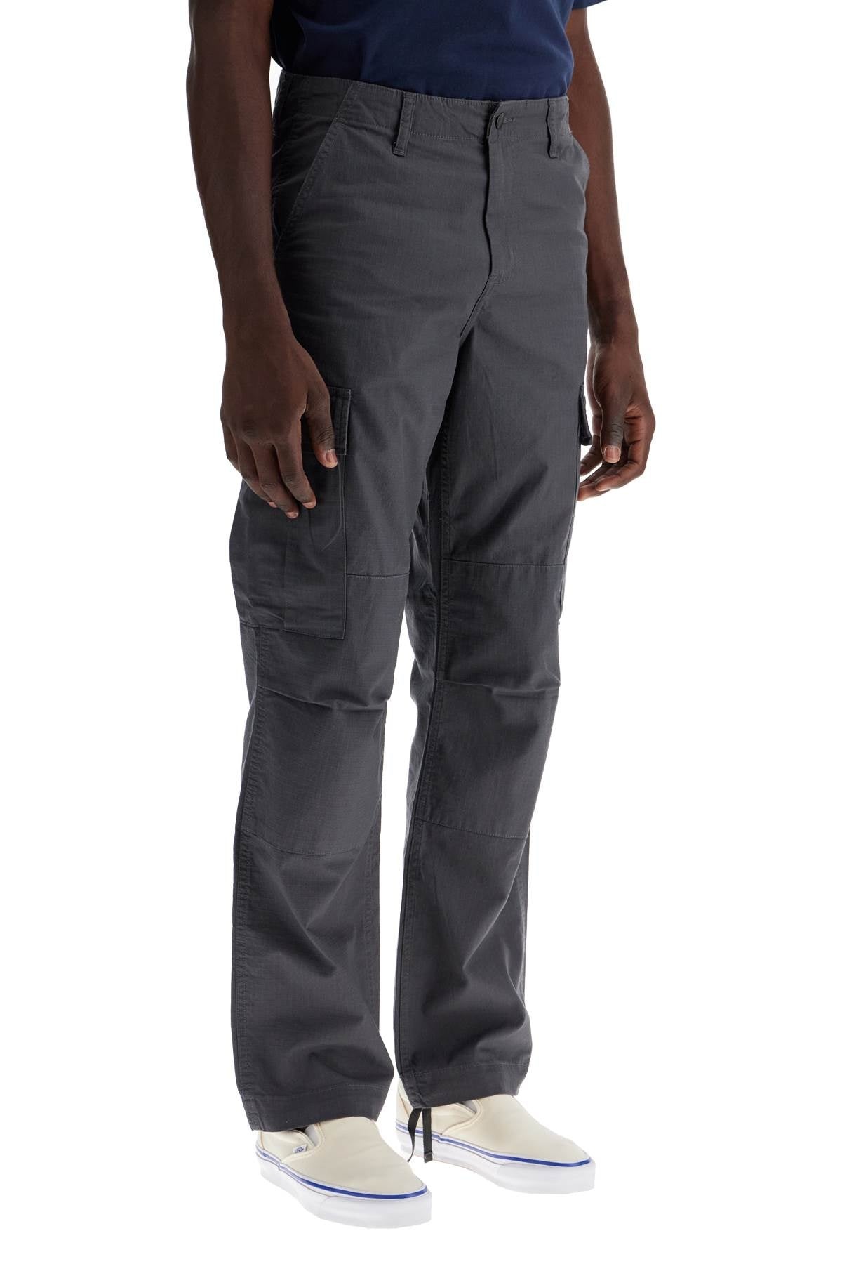 Regular Cotton Ripstop Cargo Pants - 4