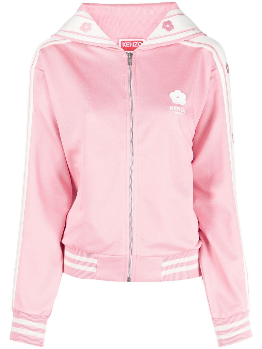 sailor-collar long-sleeve top - 1