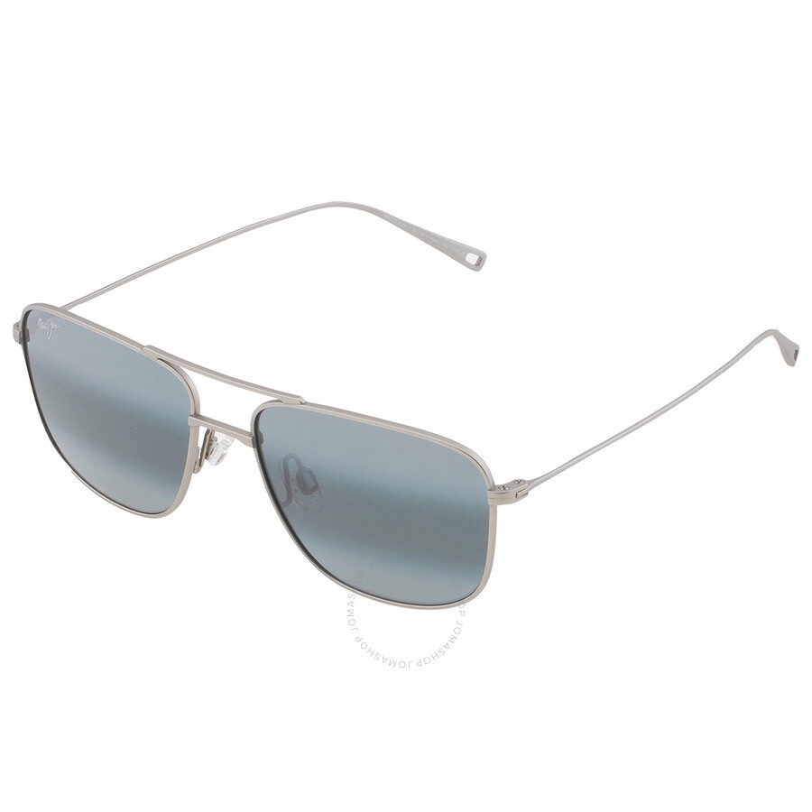 Maui Jim Mikioi Neutral Grey Navigator Titanium Men's Sunglasses 887-17 54 - 4