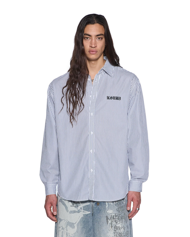 Ksubi HAUNTED KSIGNATURE LS SHIRT BLACK STRIPE outlook
