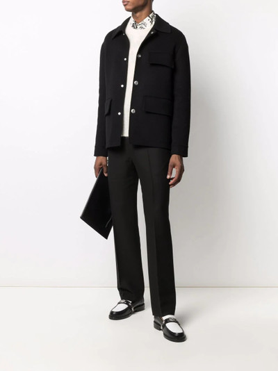 Sandro Worker wool shirt jacket outlook