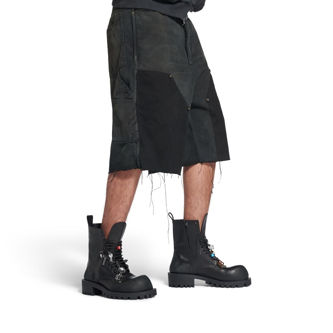 Men's Hummer Lace-up Bootie  in Black - 9