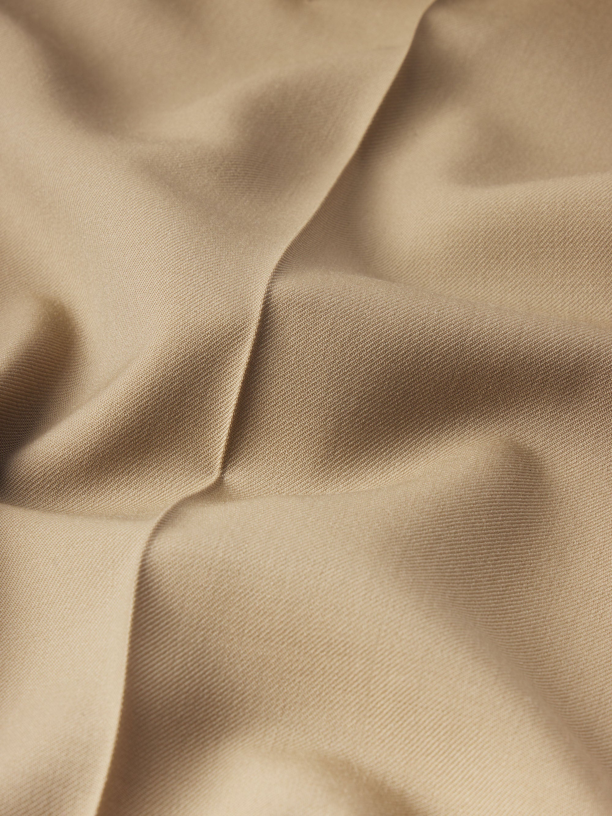 Wide Leg Trousers in Dark Tan - 2