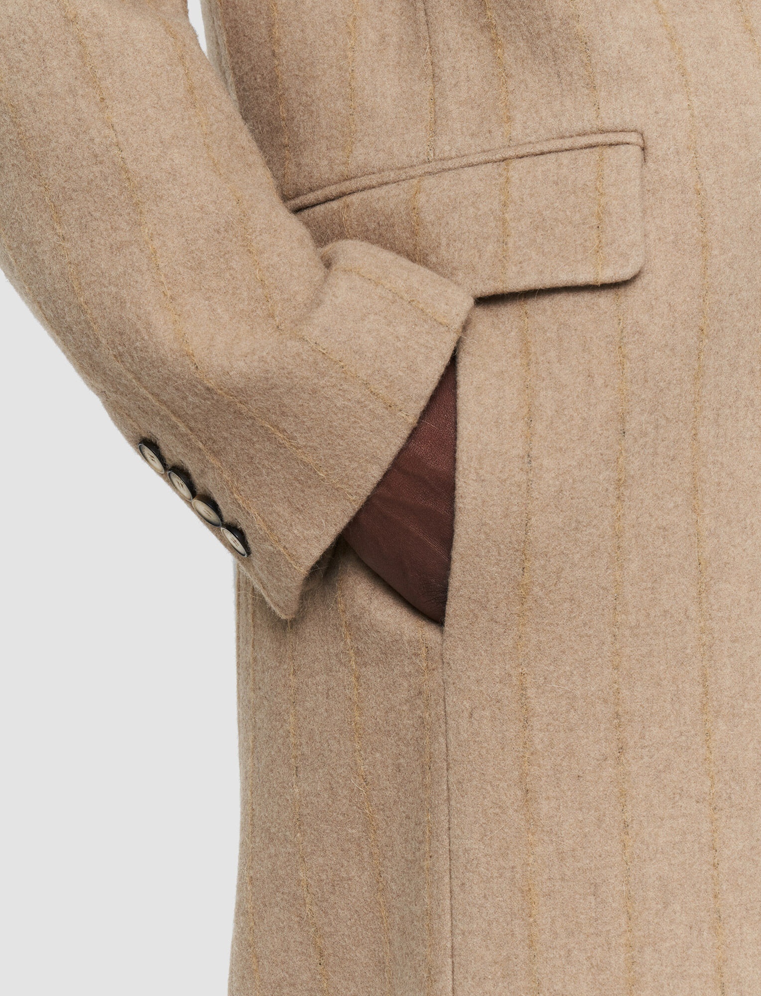 Shadow Pinstripe Chalet Coat - 6