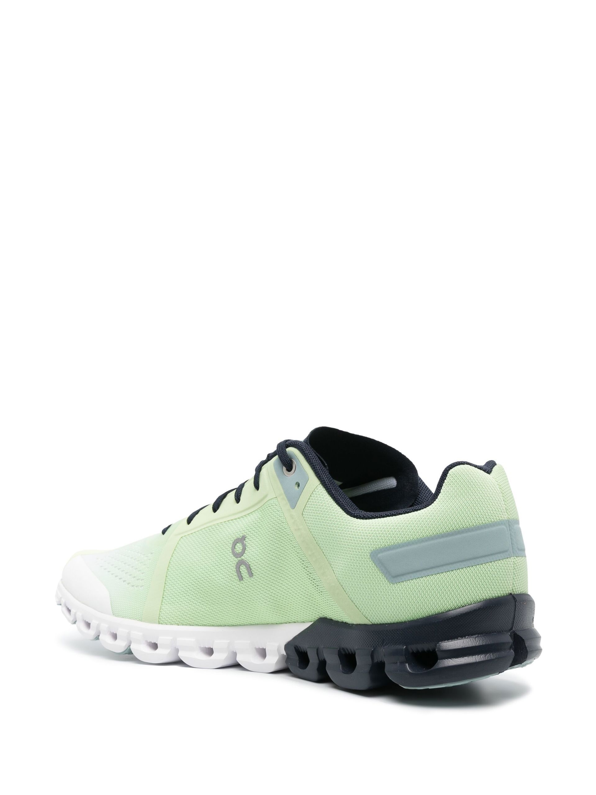 Green and white Cloudflow sneakers - 3