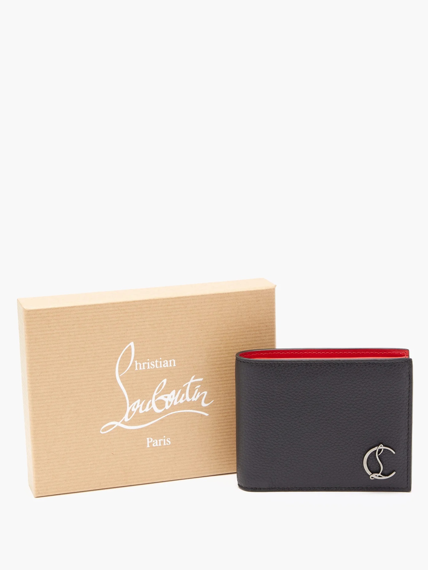 Coolcard monogram-plaque leather bi-fold wallet - 4