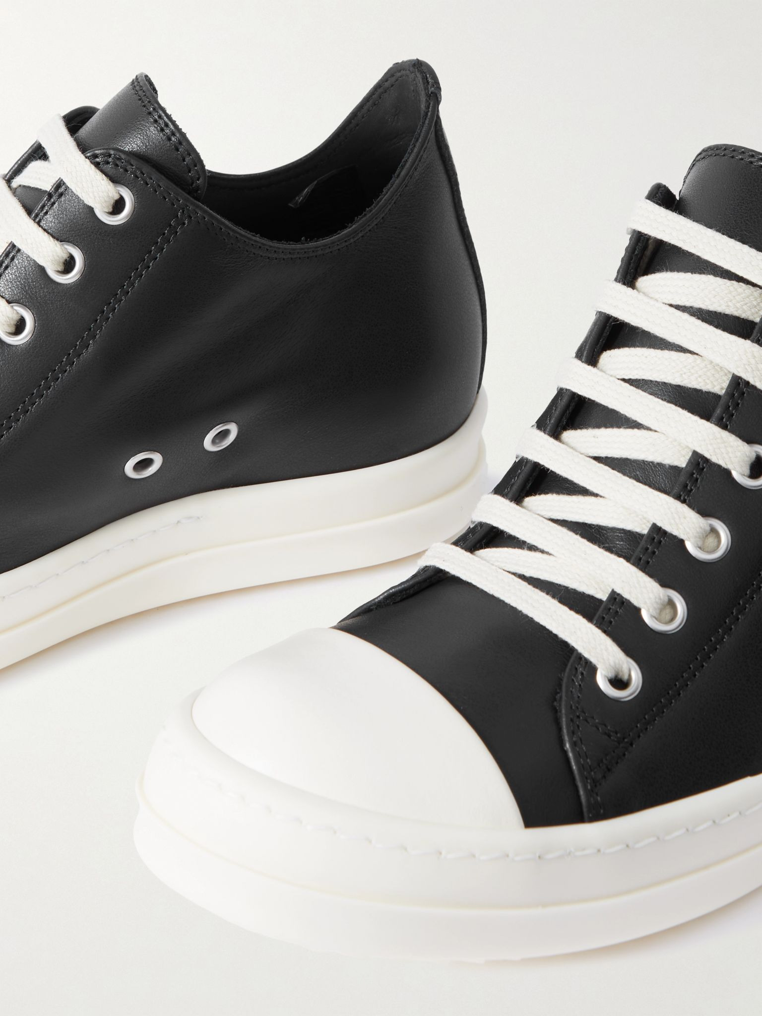 Leather sneakers Black - 4
