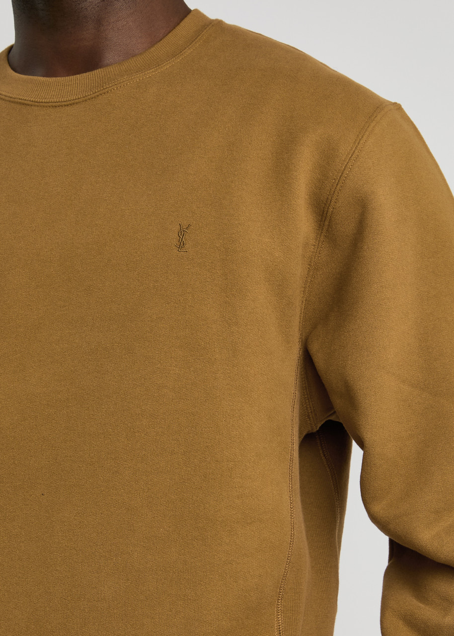 Saint Laurent Logo-embroidered Cotton Sweatshirt - 5