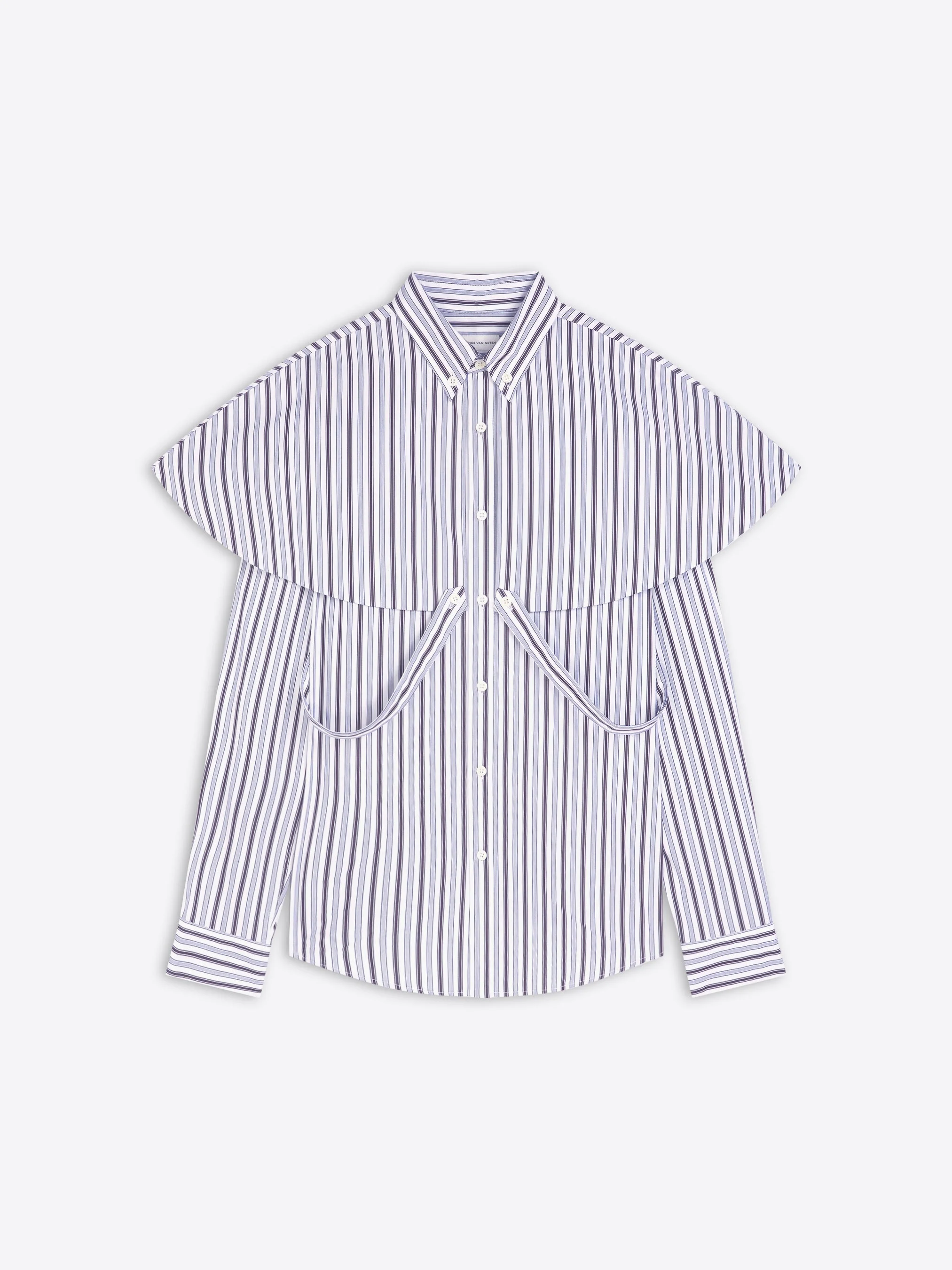 COTTON SHIRT WITH TIE - 1