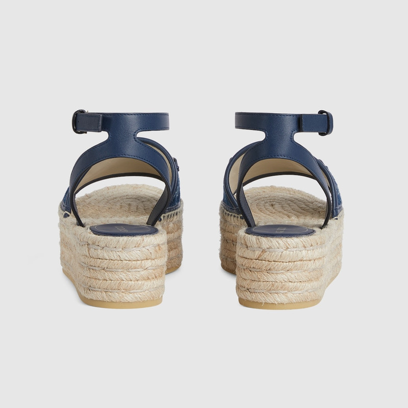 GUCCI Women's flatform espadrille with Horsebit outlook