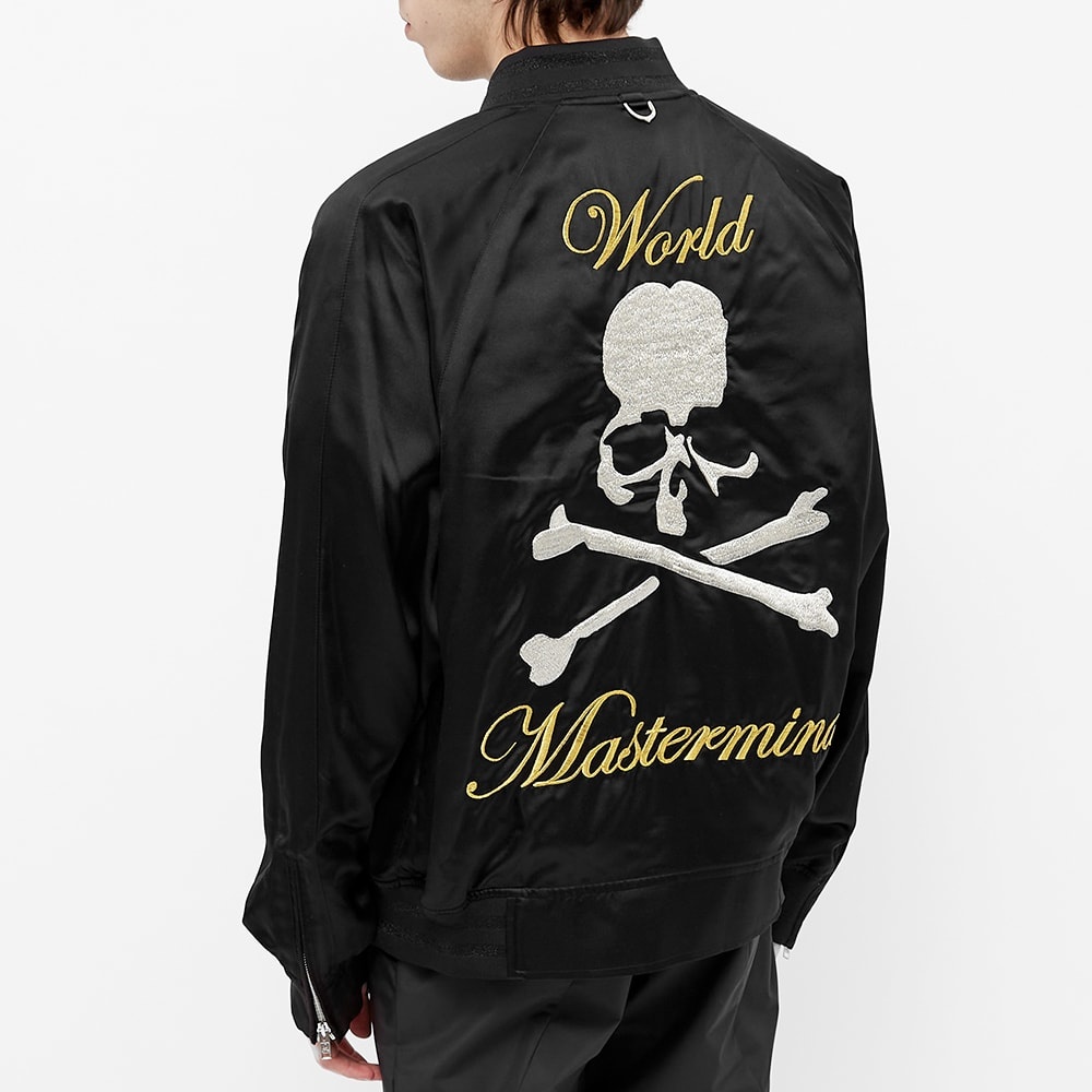 MASTERMIND WORLD Skull Silk Bomber Jacket - 7