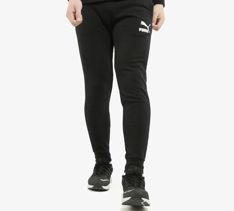 PUMA Regular Track Sweatpants 'Black White' 595894-01 - 6