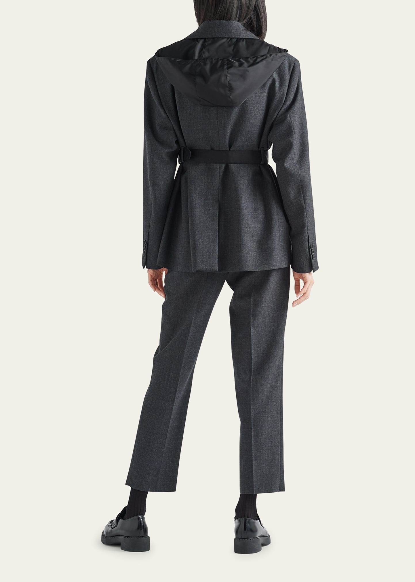 Zip Pocket Wool Trousers - 3