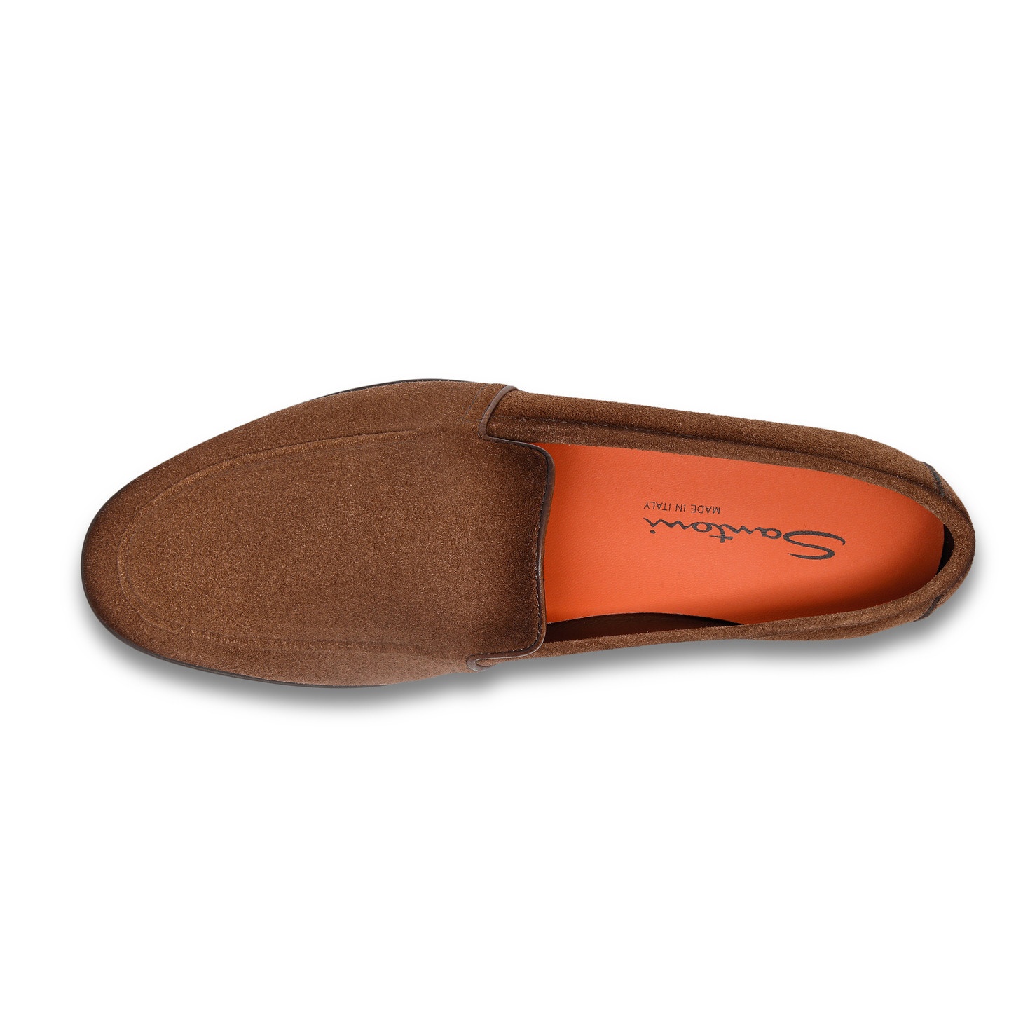 Men's light brown suede loafer - 5