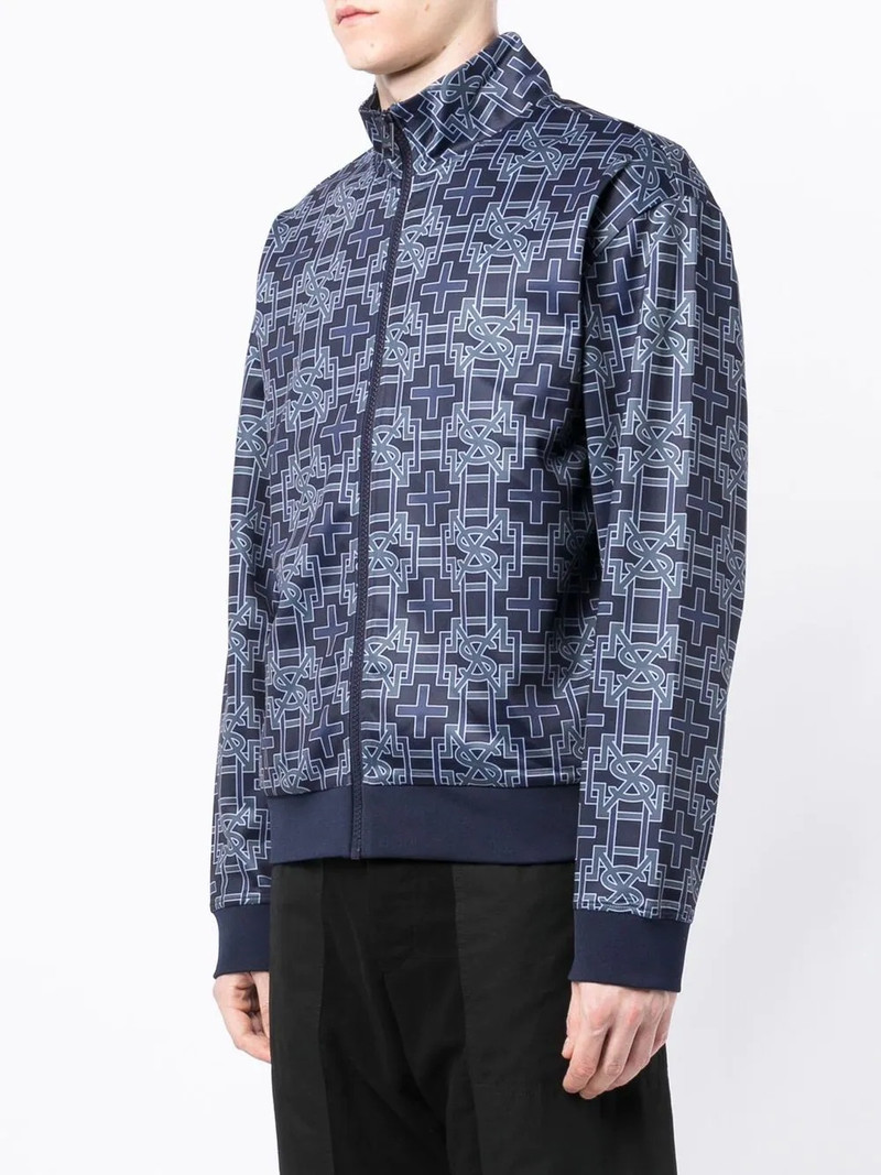 monogram zip-up 스포츠 재킷 3