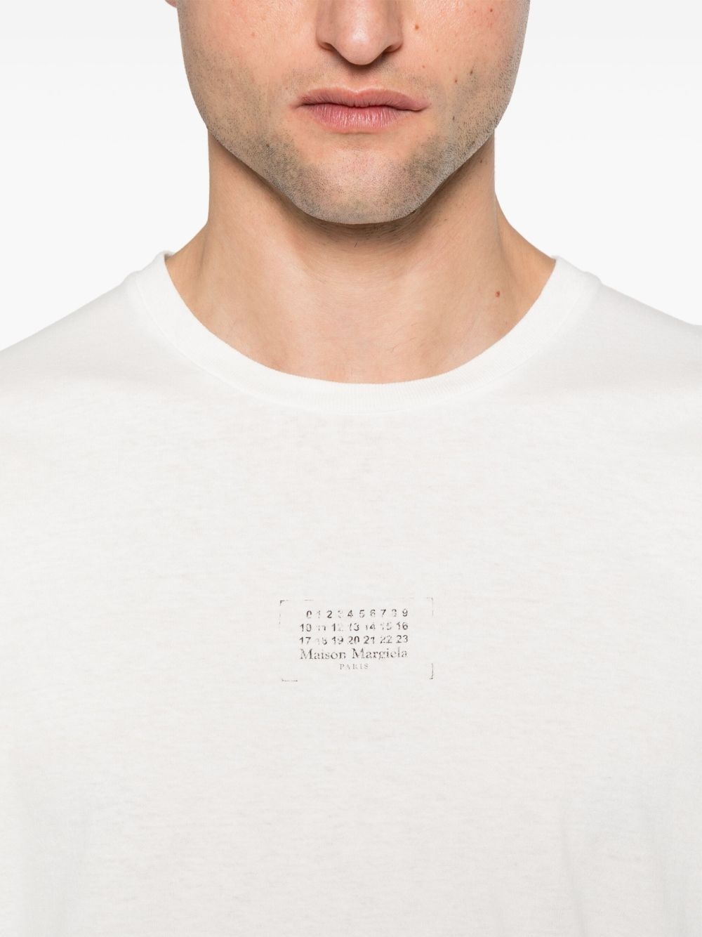 numbers-motif T-shirt - 4