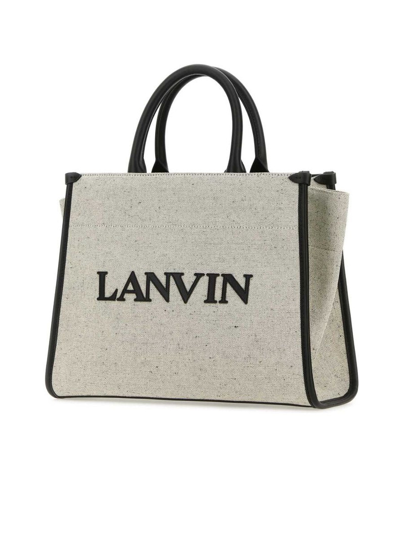 Lanvin Twotone Canvas Small In  Out Shopping Bag outlook