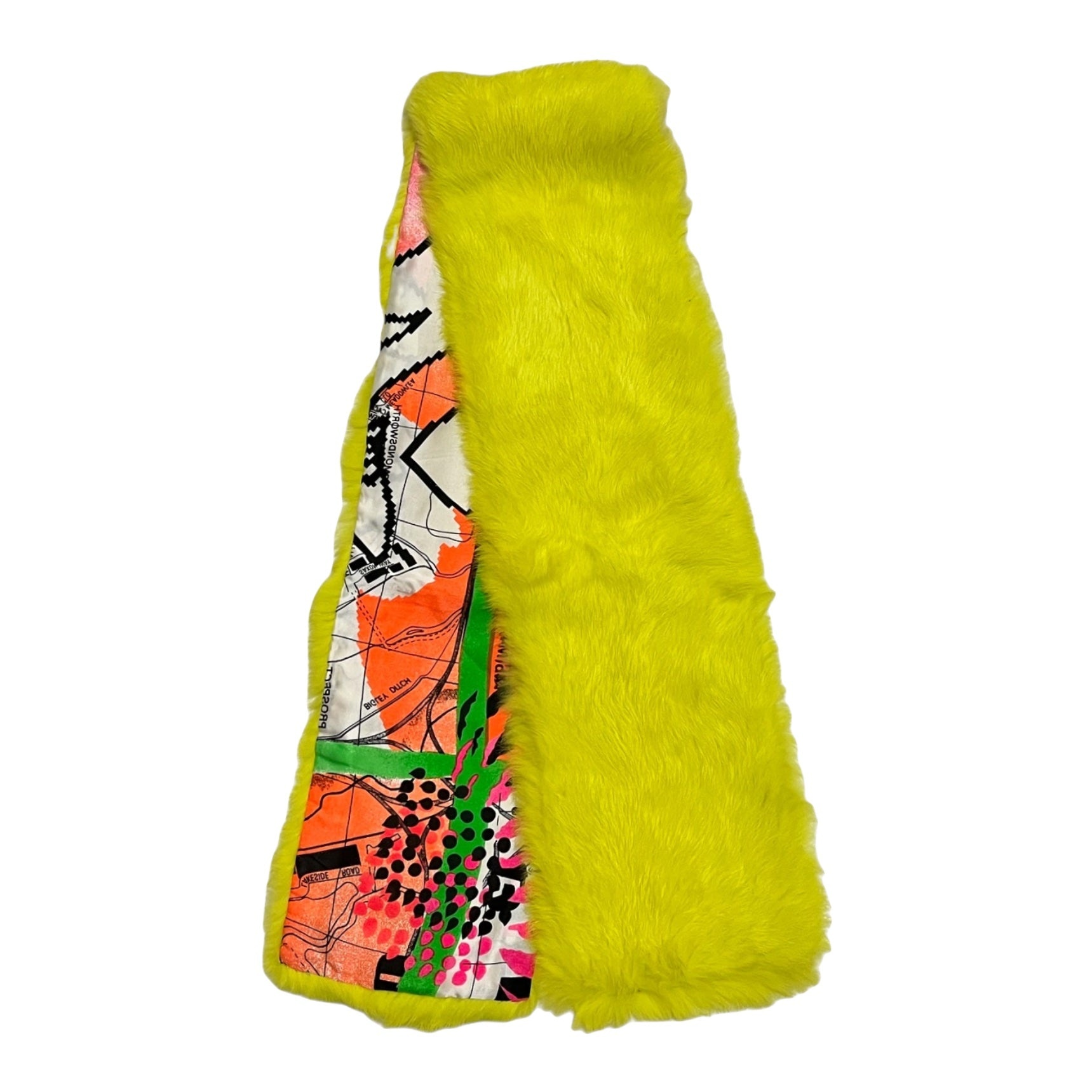 CHRISTIAN DIOR Fall Winter 2001 Print Detail Fur Scarf - 1