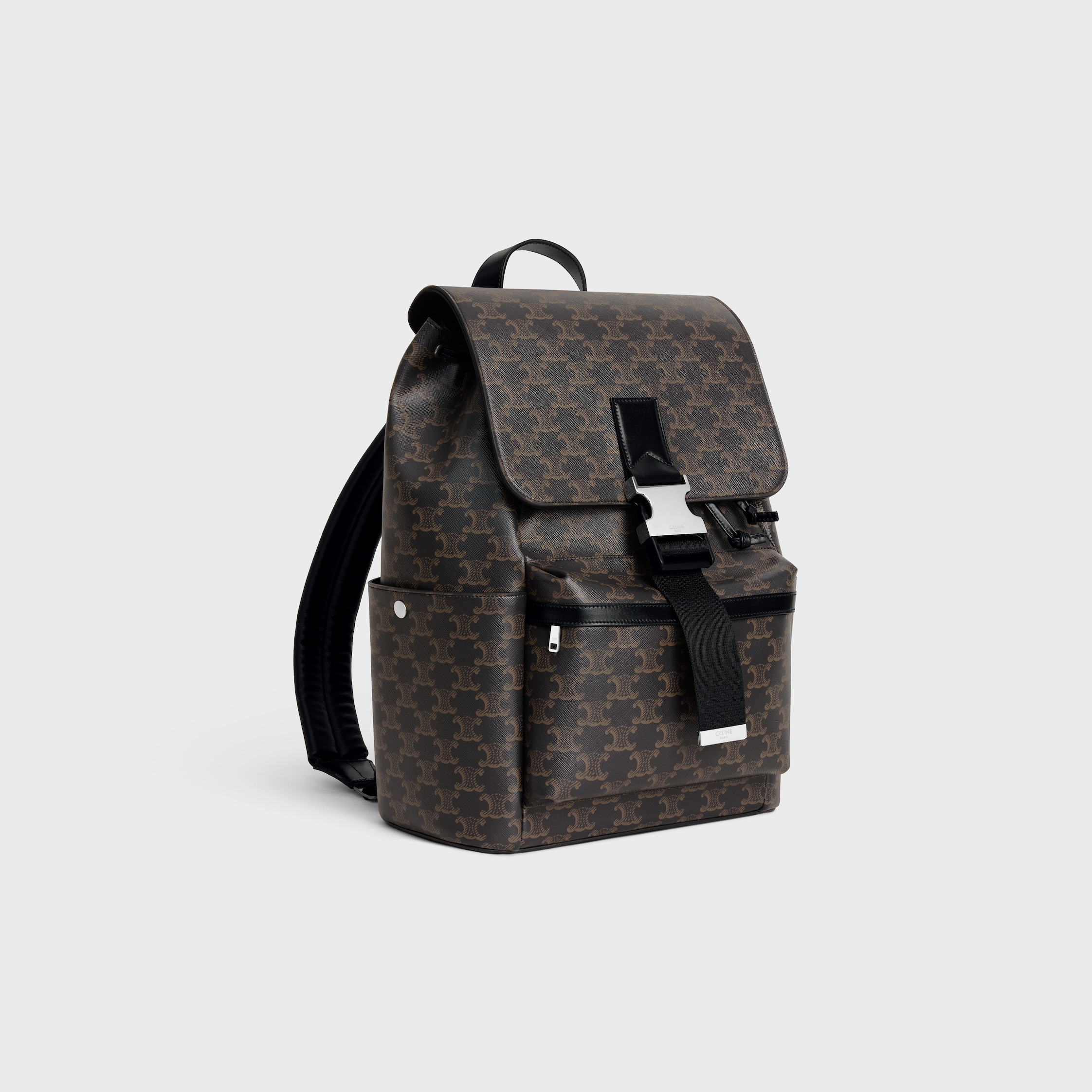 BACKPACK IN TRIOMPHE CANVAS AND CALFSKIN - 2