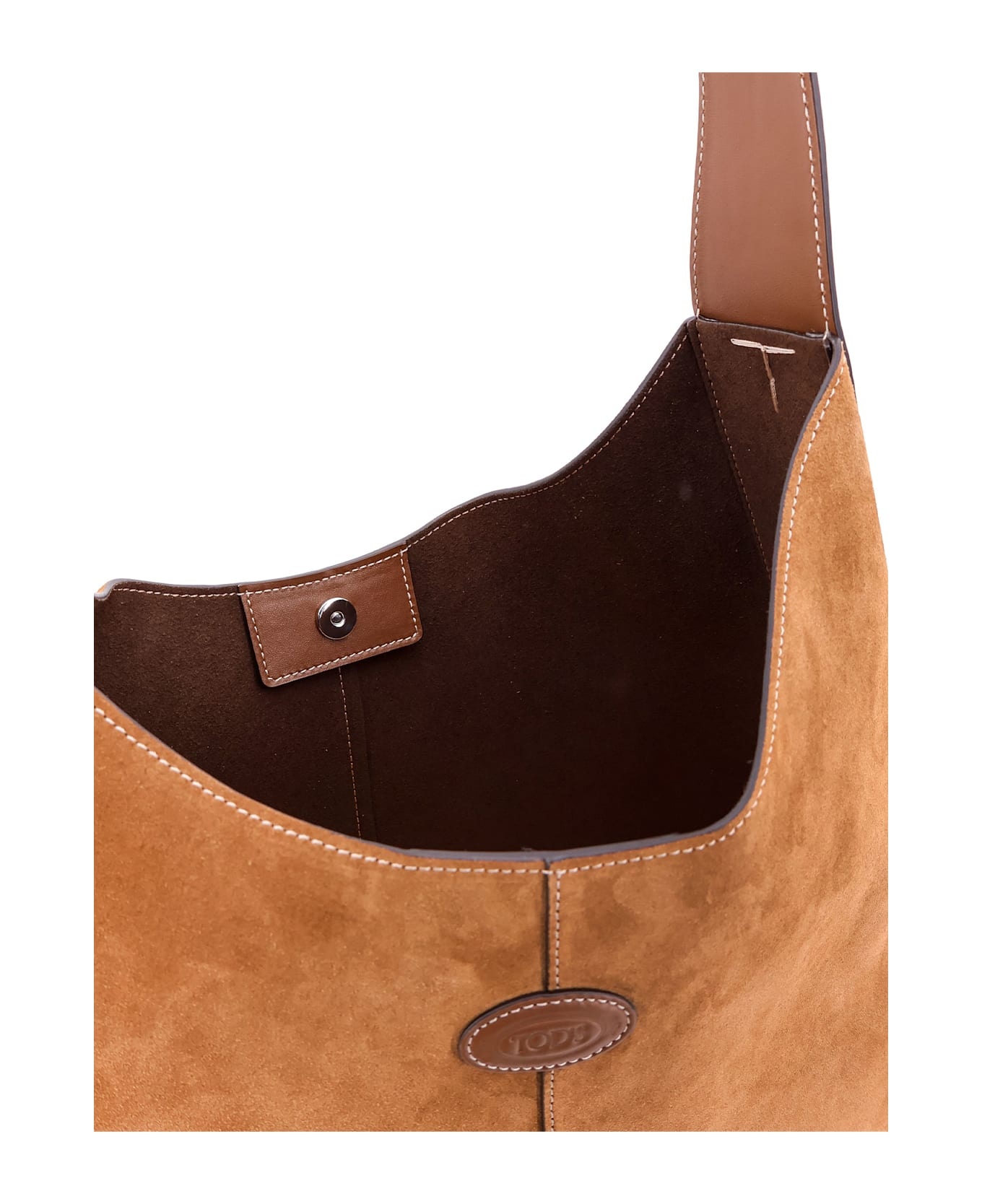 Brown Suede Di Bag Shoulder Bag - 4