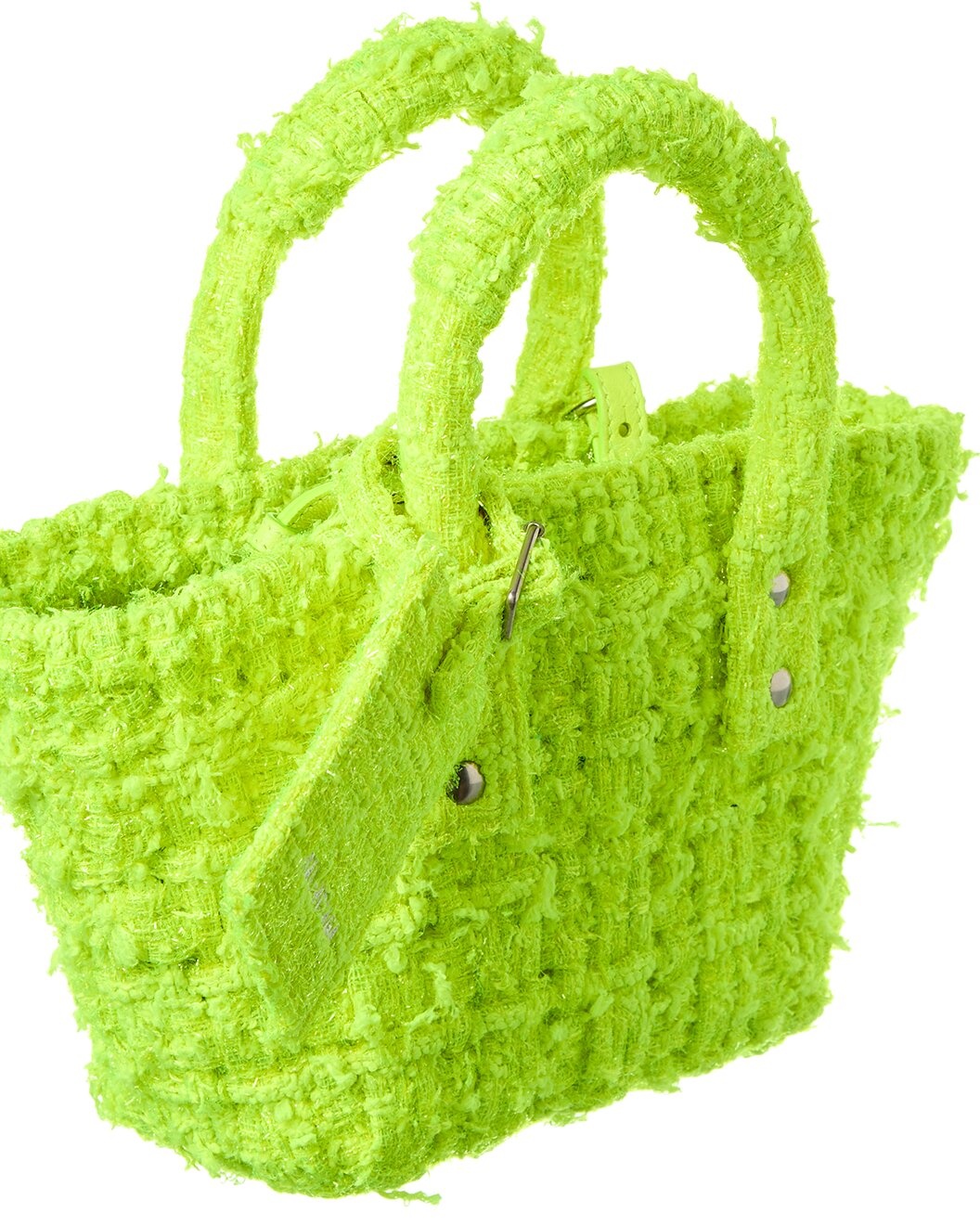 Balenciaga Bistro XXS Tweed Basket Tote - 3