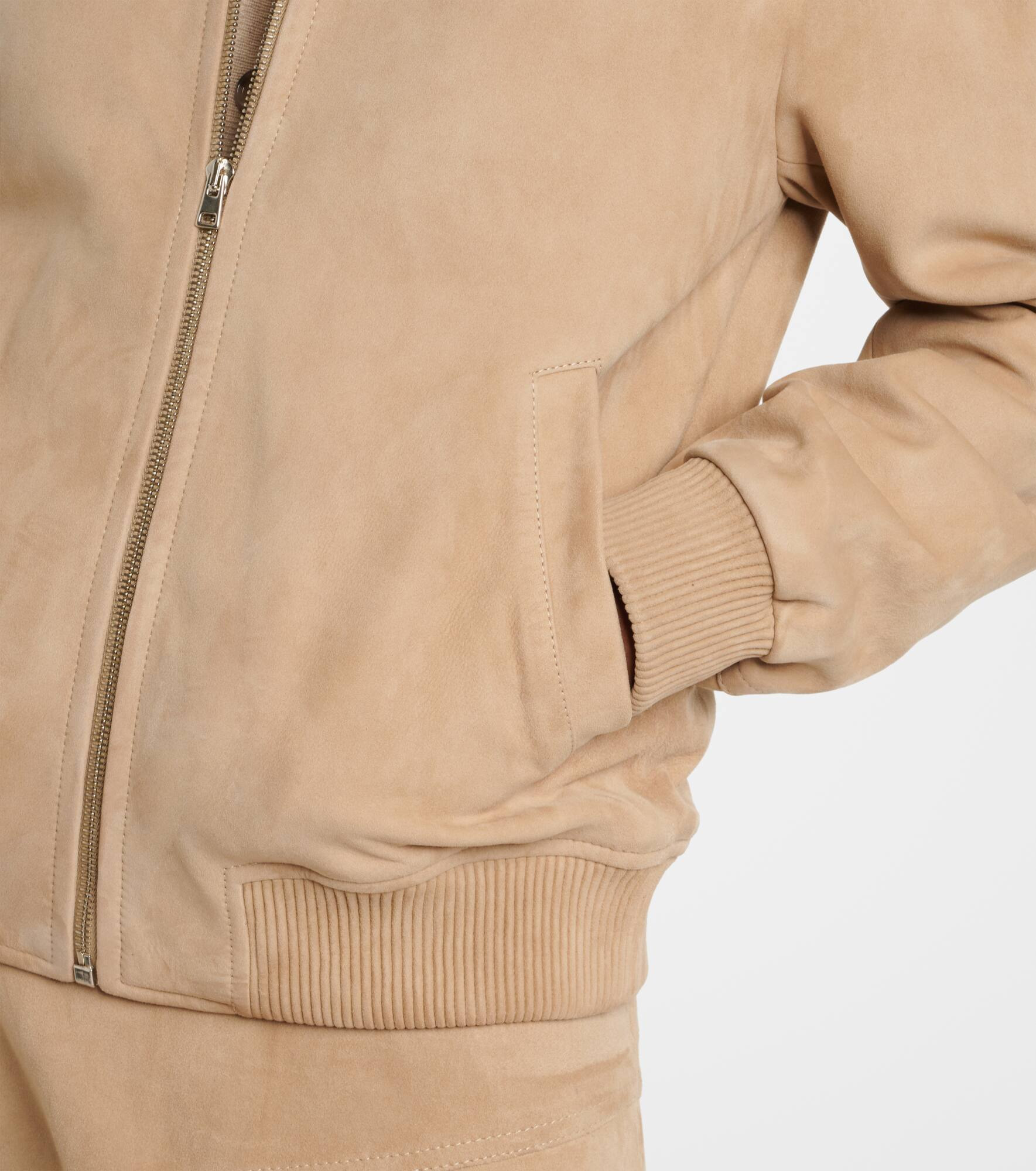 Suede bomber jacket - 5