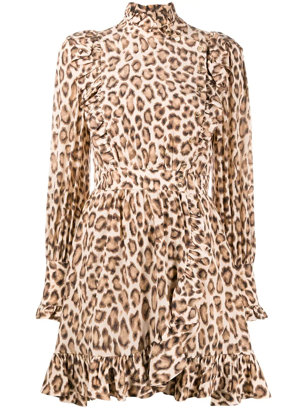 leopard print dress - 1