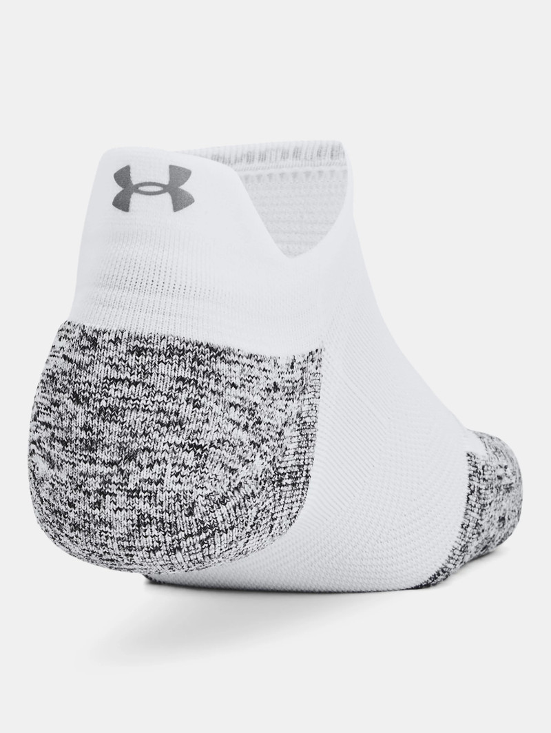 Under Armour Unisex UA ArmourDry® Run Cushion 3-Pack No Show Socks outlook