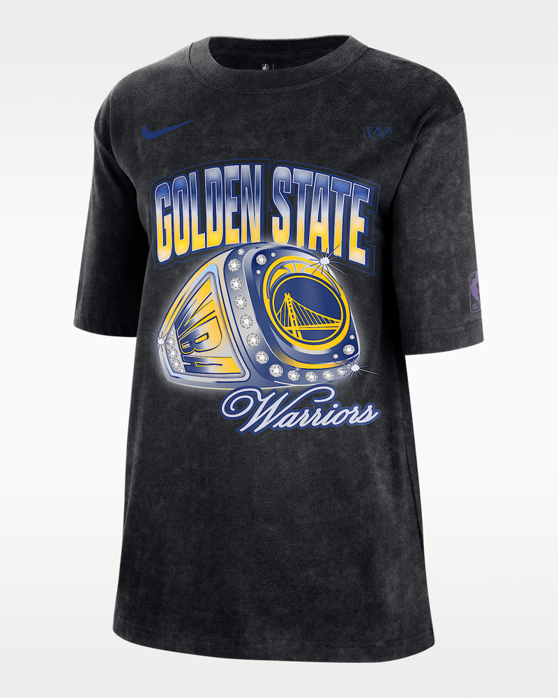 Golden State Warriors Courtside Women's Nike NBA T-Shirt 1