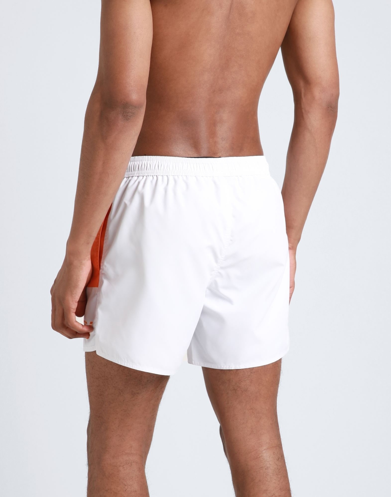 White Men's Swim Shorts - 3