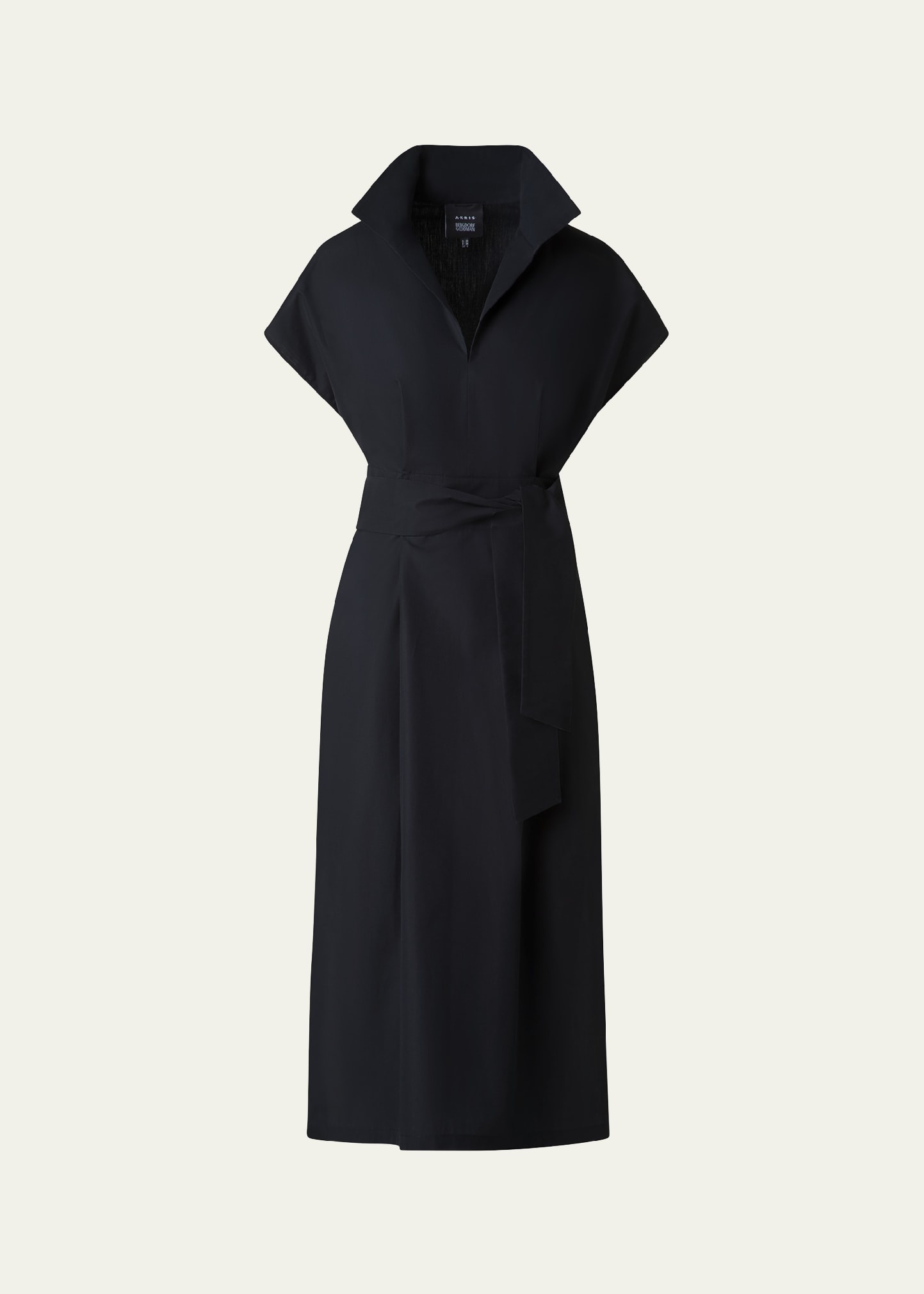 Cotton Poplin Midi Shirtdress - 1