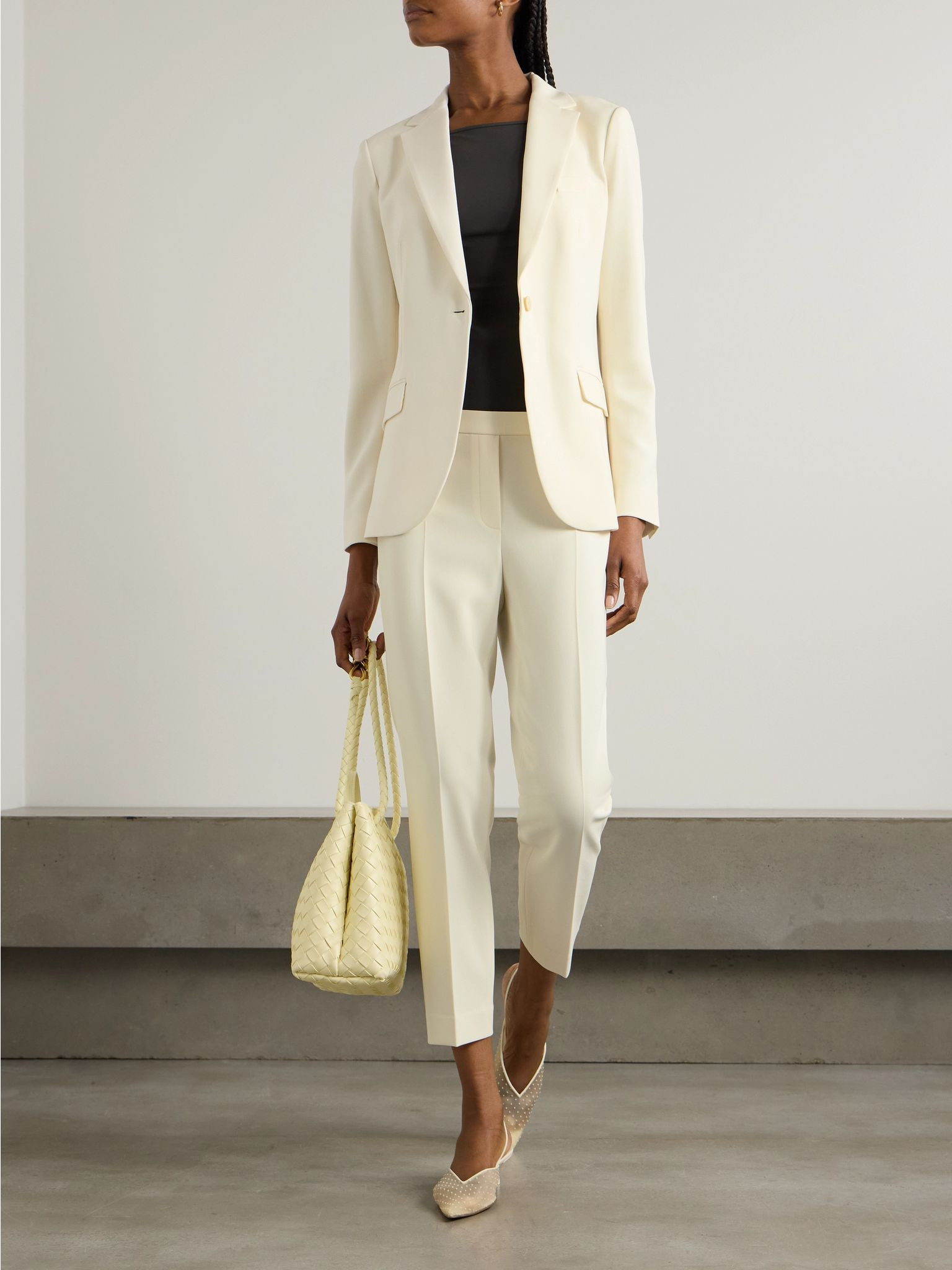 Crepe blazer Off-white - 2
