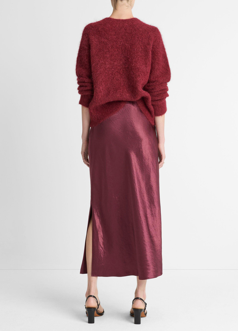Vince Satin Side-Slit Slip Skirt outlook