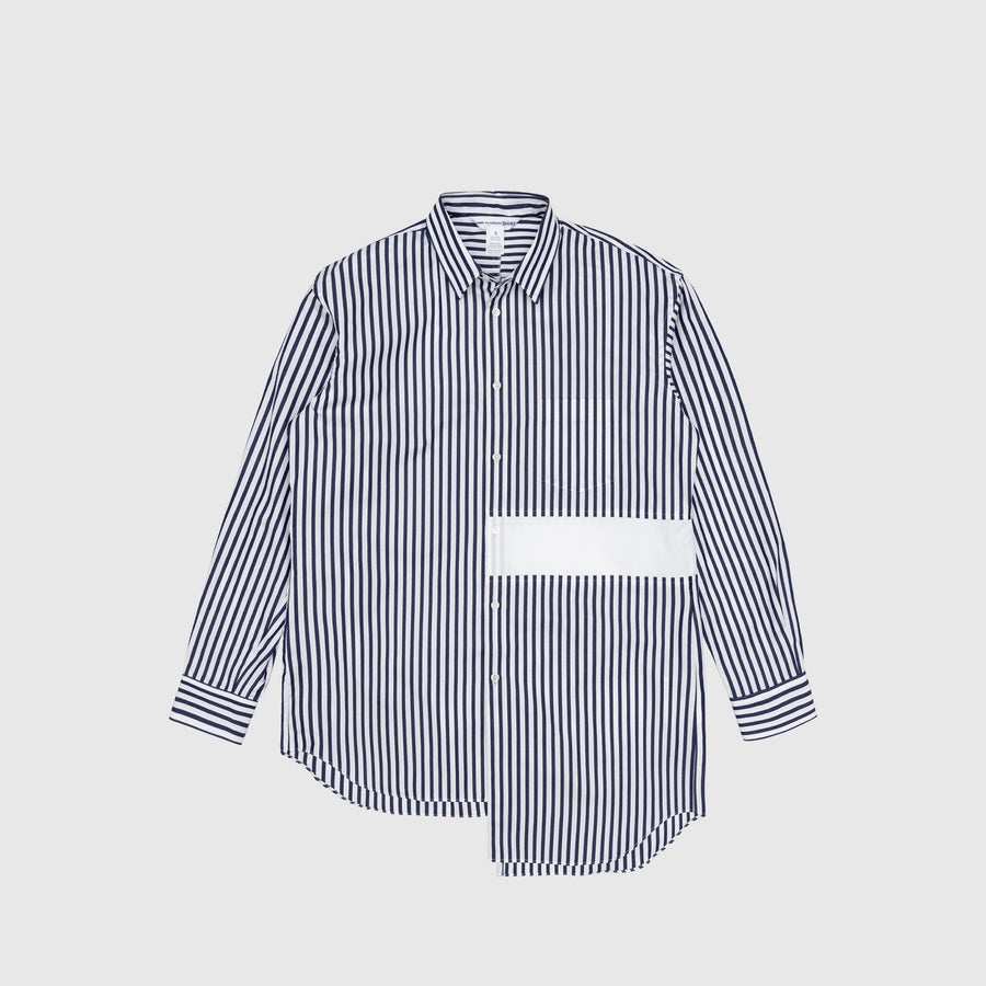 COTTON POPLIN STRIPE SHIRT - 1