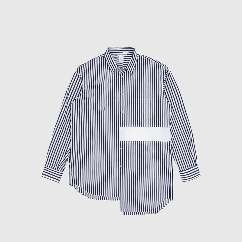 COTTON POPLIN STRIPE SHIRT 1