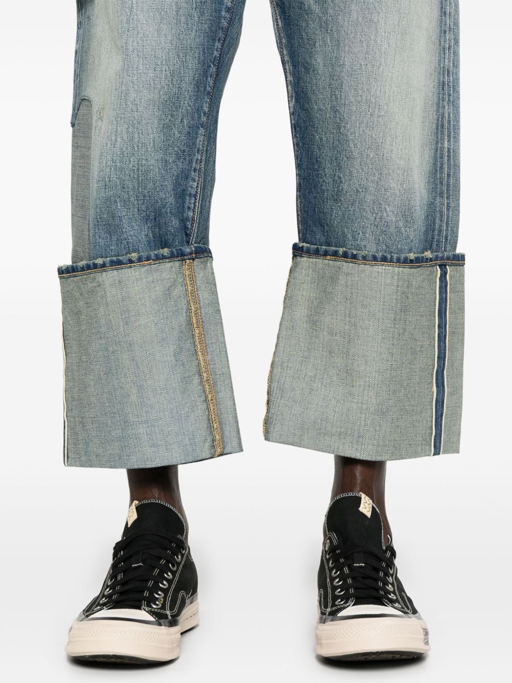 patch-detail jeans - 5