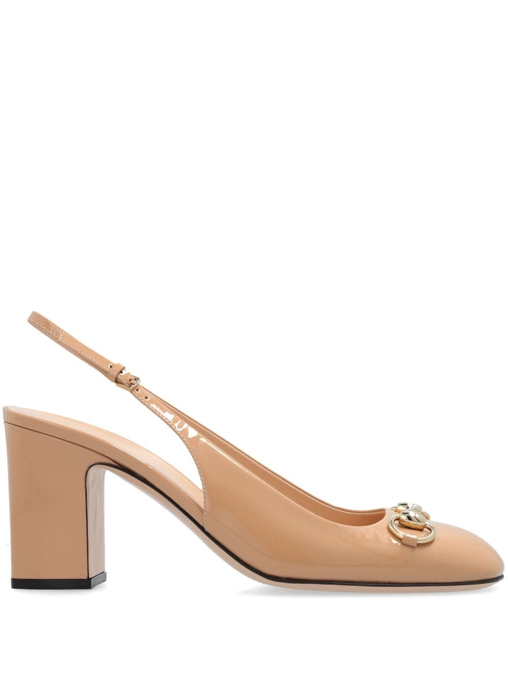 75mm Horsebit slingback pumps - 1