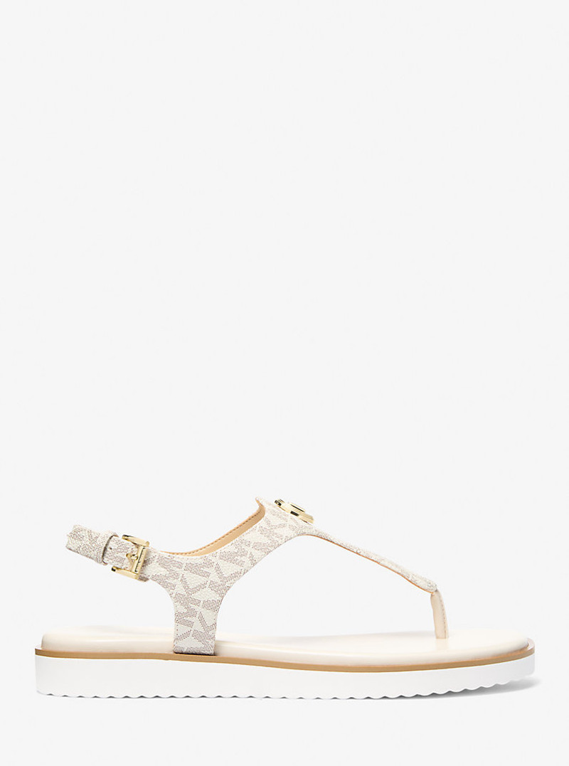 MICHAEL KORS Val Signature Logo Thong Sandal outlook