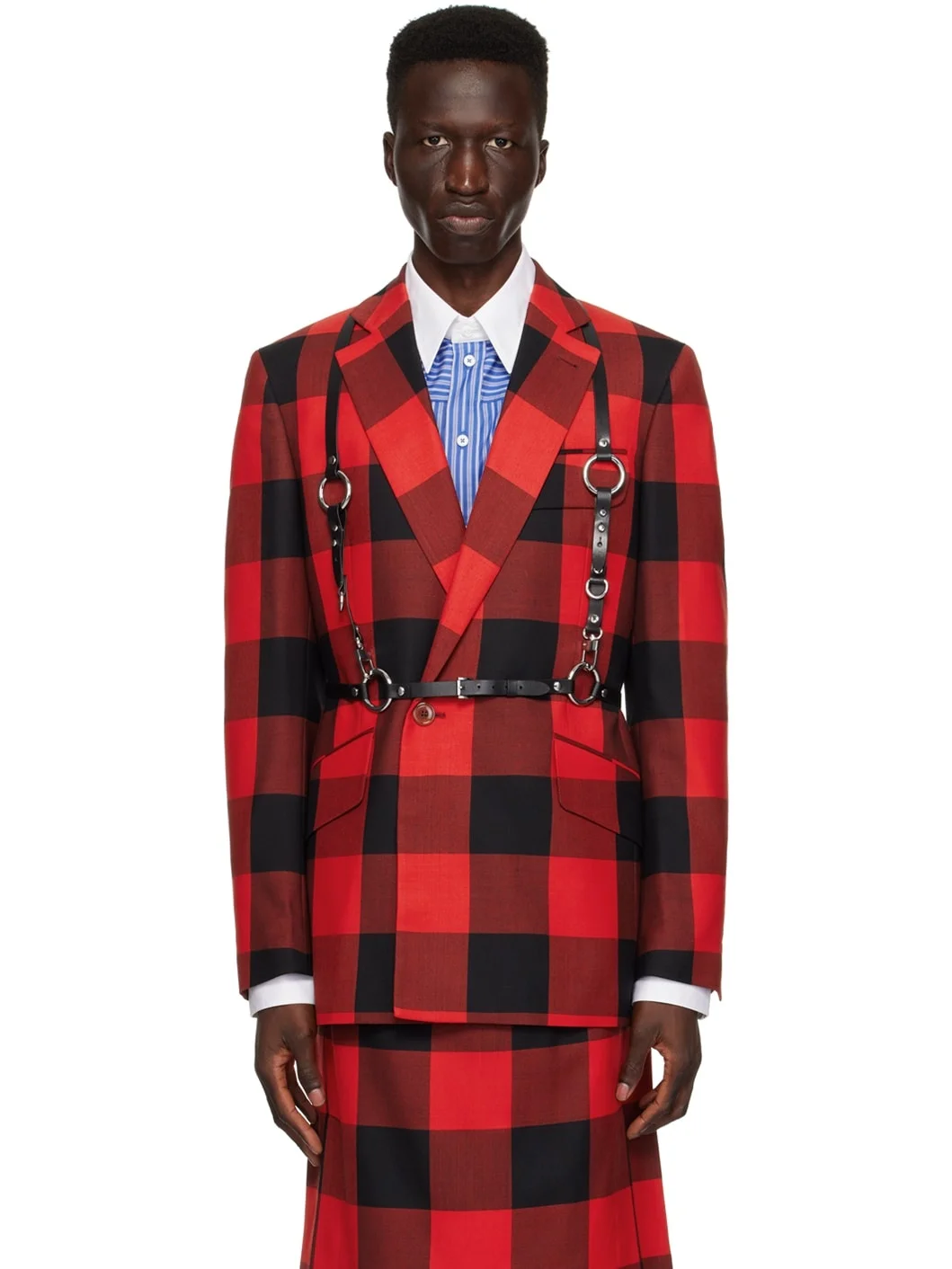 Black Studs Belts Harness - 1