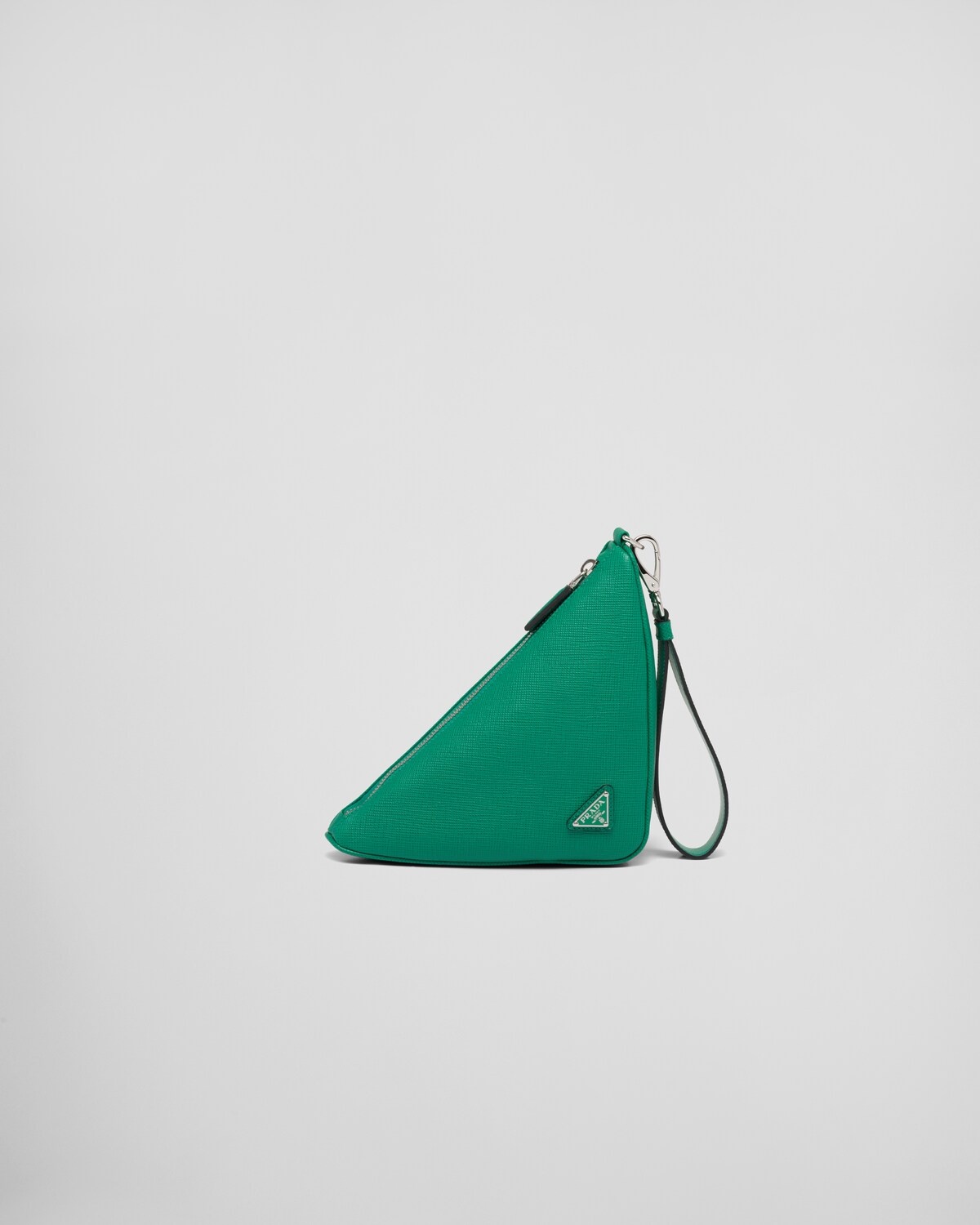 Leather Prada Triangle pouch - 4