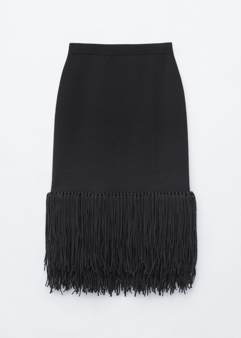 Fringed Midi Skirt 1